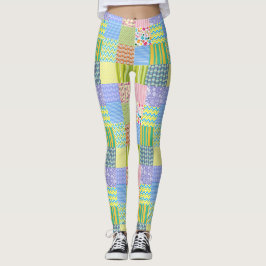 Leggings Leyendas de trabajo en mosaico