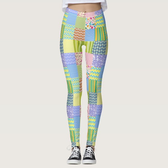 Leggings Leyendas de trabajo en mosaico