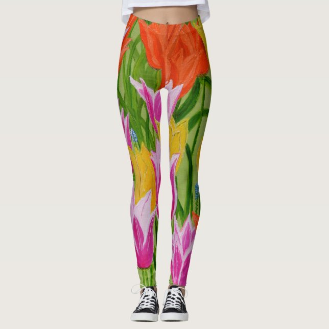 Leggings Leyendas de tulipanes (Anverso)