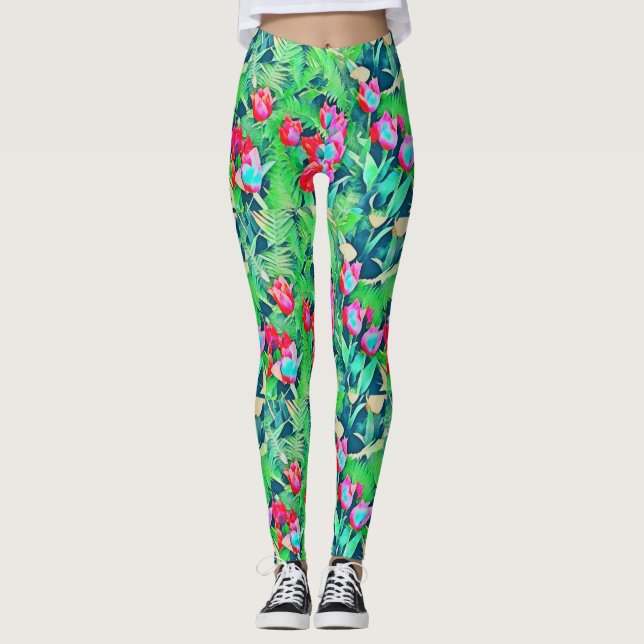 Leggings Leyendas de tulipanes (Anverso)