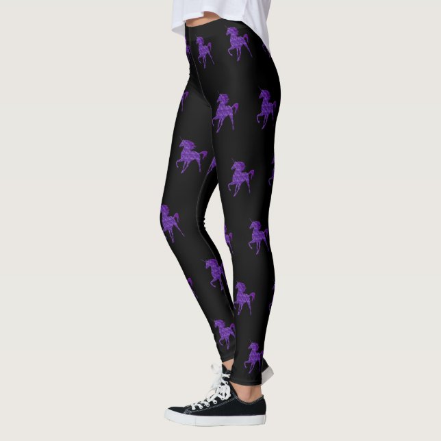 Leggings Leyendas de Unicornio de Purple Fire (Izquierda)