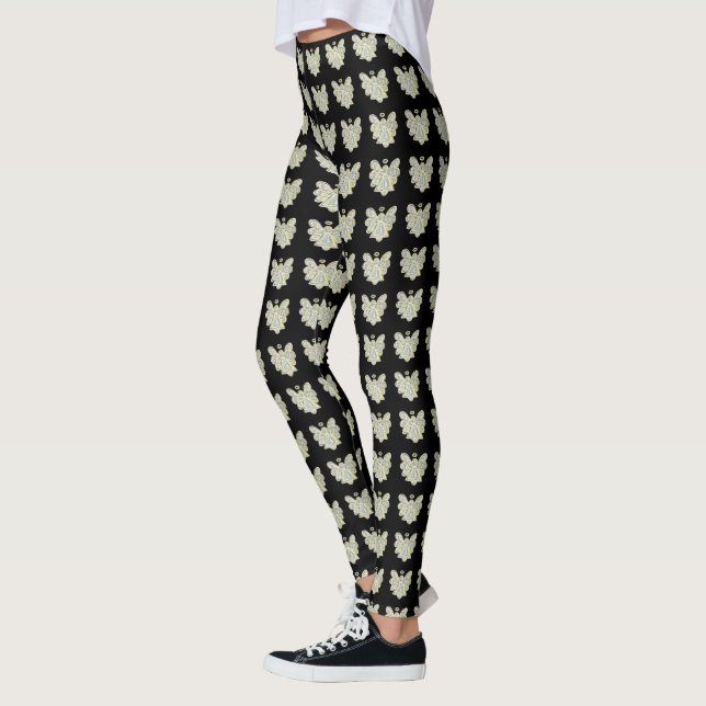 Leggings Leyendas de vacaciones del Personalizado de arte Á (Izquierda)