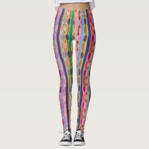 Leggings Leyendas de varios colores abstractas y útiles