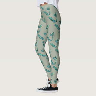 Leggings Leyendas de venta de esquisto gris y verde