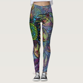 Leggings Leyendas de vidrio manchado