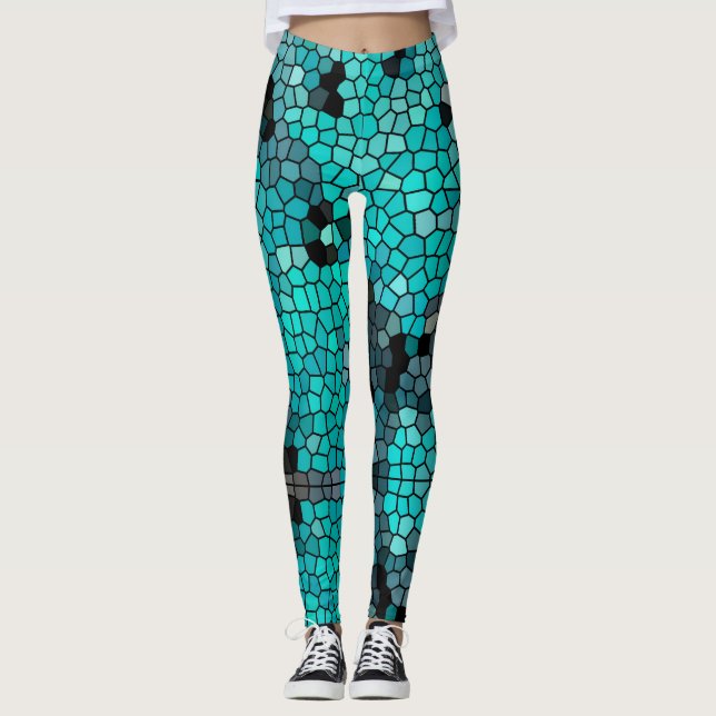 Leggings Leyendas de vidrio manchado (Anverso)