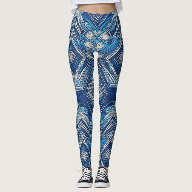 Leggings Leyendas de yoga de alta cintura con patrón único (Anverso)