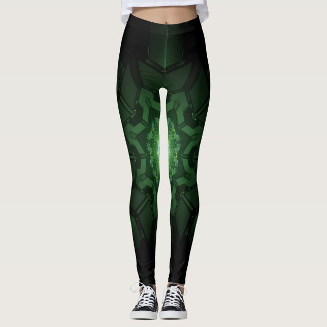 Leggings Leyendas de yoga de alta cintura con patrón único (Anverso)