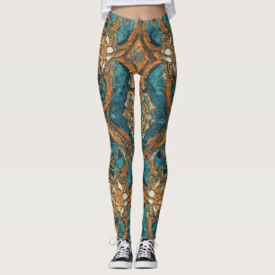 Leggings Leyendas de yoga de alta cintura con patrón único
