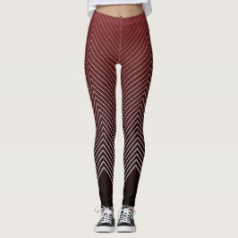 Leggings Leyendas de yoga de ilusión negra roja