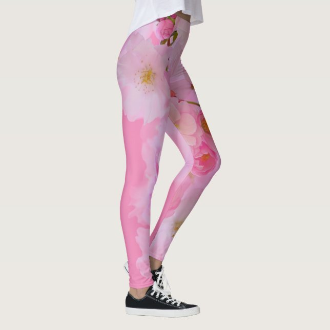Leggings Leyendas de yoga en color rosa (Derecha)