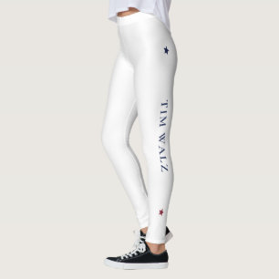 Leggings Leyendas de yoga White Harris-Walz con estrellas