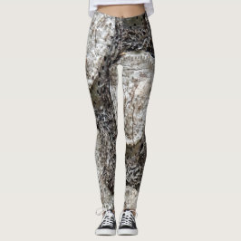 Leggings Leyendas del árbol de ferrina plateado