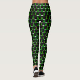 Leggings Leyendas del árbol de Navidad (negro)