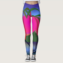 Leggings Leyendas del árbol de palmas