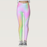 Leggings Leyendas del arcoiris holográficas rosadas<br><div class="desc">Arcoiris holográfico ruidoso.</div>