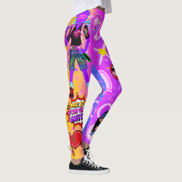 Leggings Leyendas del Chica del ventilador del cómic