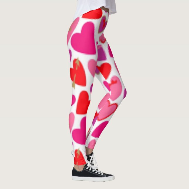 Leggings Leyendas del corazón adorables (Derecha)