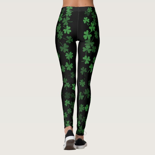 Leggings Leyendas del Día de Shamrock St. Patrick (Reverso)