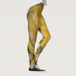 Leggings Leyendas del diseñador amarillo