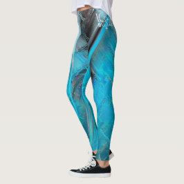 Leggings Leyendas del Diseñador azul