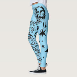 Leggings Leyendas del diseñador con tinta Han