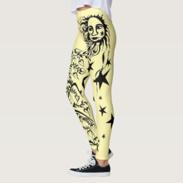 Leggings Leyendas del Diseñador con tinta manual