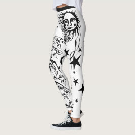 Leggings Leyendas del Diseñador con tinta manual