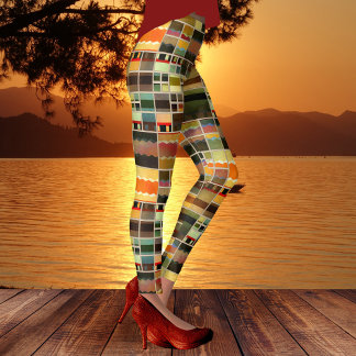Leggings Leyendas del Diseñador de patrones de trabajo en m
