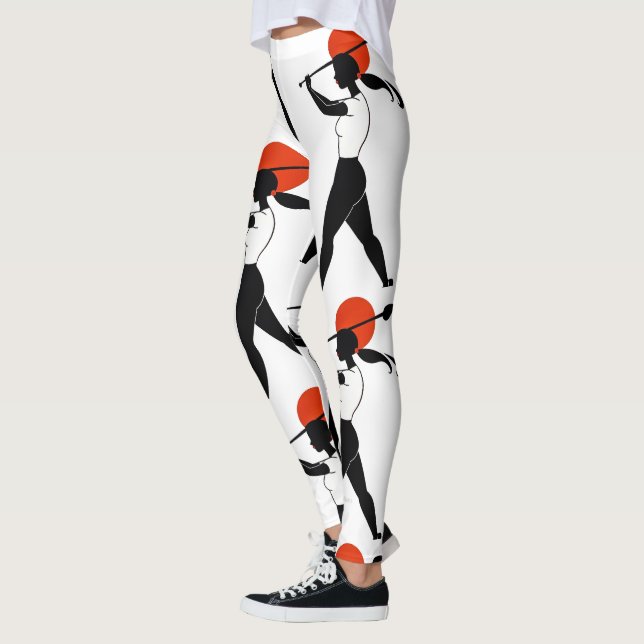 Leggings Leyendas del Diseñador Woman Golfer (Izquierda)