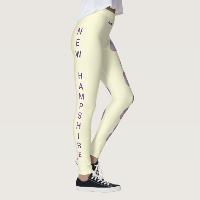 Leggings Leyendas del estado púrpura del Lilac amarillo de  (Derecha)