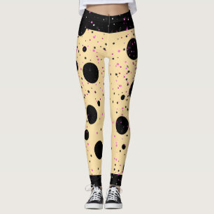 Leggings Leyendas del estilo de punto de polka de moda