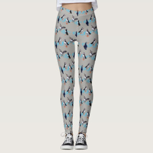 Leggings Leyendas del Fiesta de la aleta (Gris)