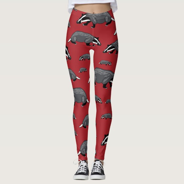 Leggings Leyendas del grabador rojo (Anverso)