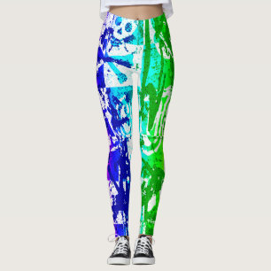 Leggings Leyendas del graffiti arcoiris