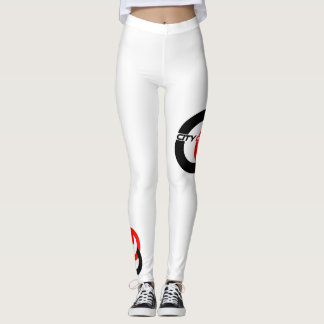 Leggings Leyendas del logotipo de la ciudad de Dios