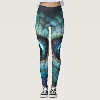 Leggings Leyendas del ojo de dragón mosaico5