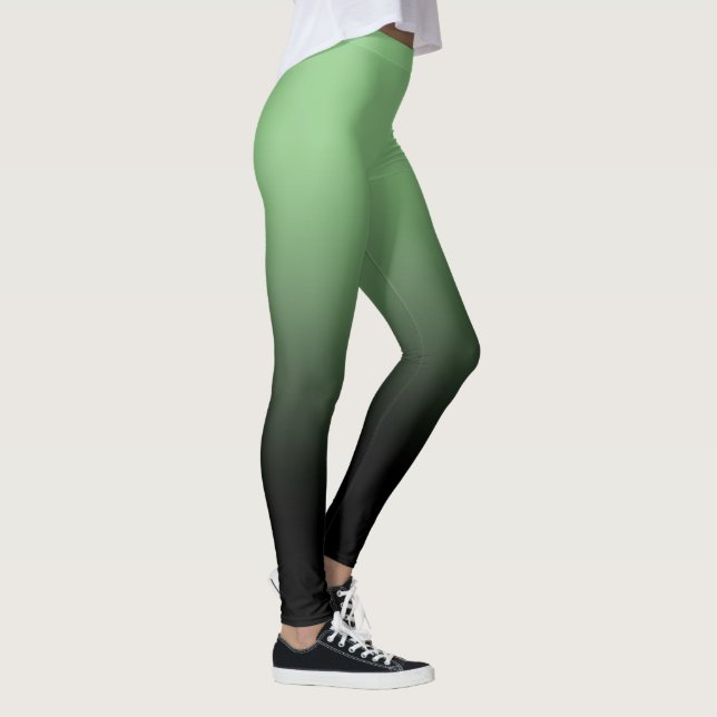 Leggings Leyendas del ómbre negro de Matcha (Derecha)