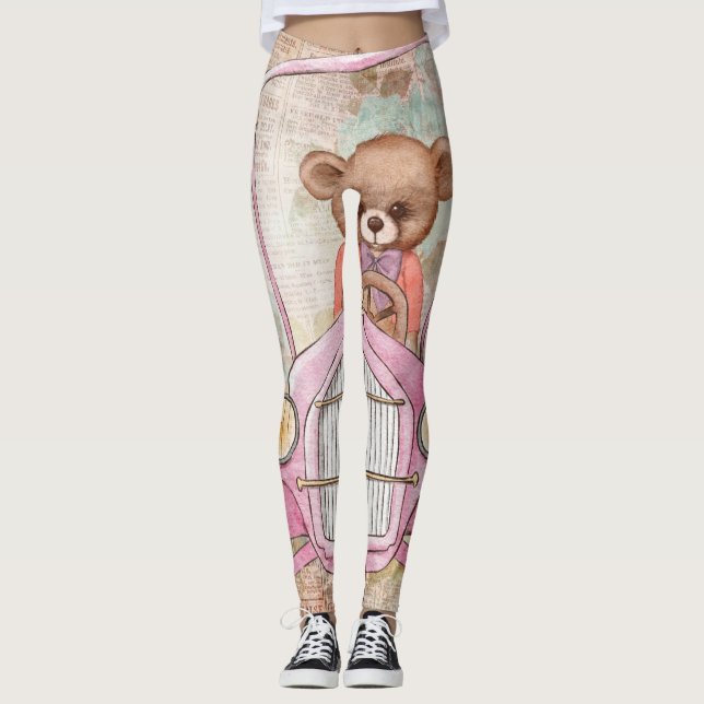 Leggings Leyendas del oso de peluche (Anverso)