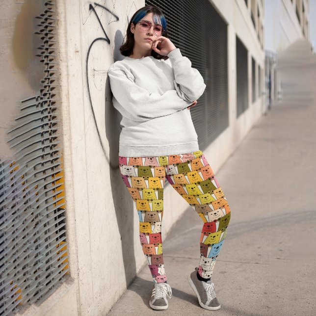 Leggings Leyendas del oso de peluche (Subido por el creador)