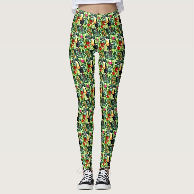 Leggings Leyendas del paraíso tropical (Anverso)