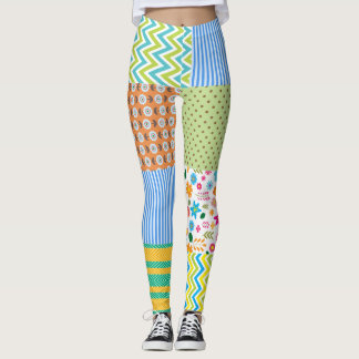 Leggings Leyendas del patchwork para mujeres