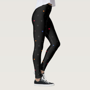 Leggings Leyendas del patrón cardíaco armenio