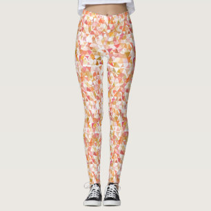 Leggings Leyendas del patrón de abstracto geométrico - Nara