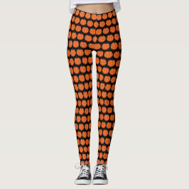Leggings Leyendas del patrón de calabaza para diversión del