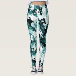 Leggings Leyendas del patrón de camo "El verdadero Verde az