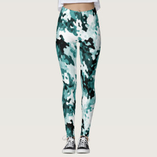 Leggings Leyendas del patrón de camo "El verdadero Verde az