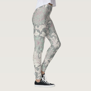 Leggings Leyendas del patrón de crisantemo de William Morri