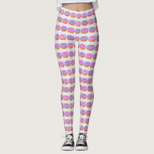 Leggings Leyendas del patrón de donut