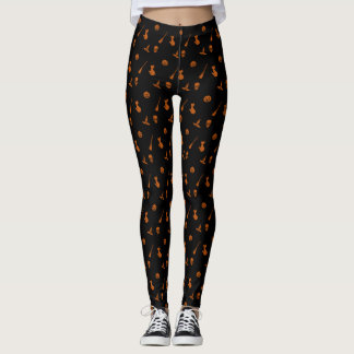 Leggings Leyendas del patrón de Halloween